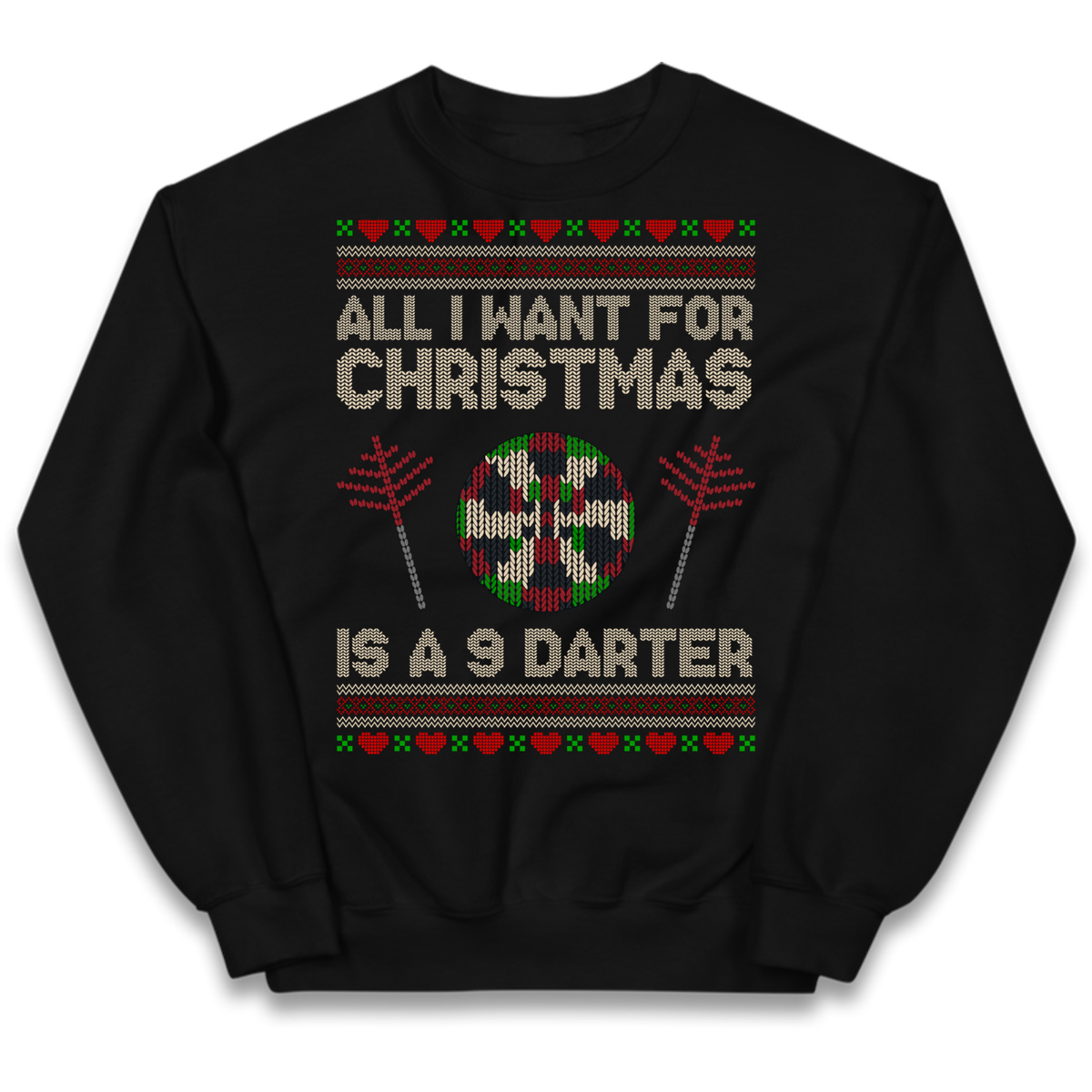 Festive Darts Outfit Kids Jumper