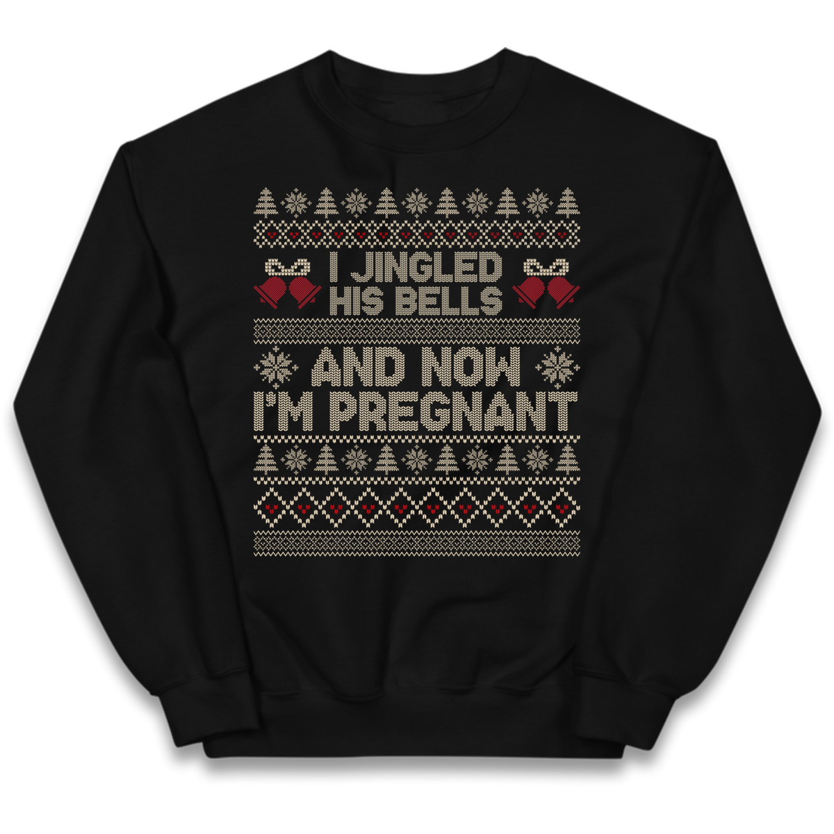 Pregnant At Christmas Kids Jumper