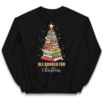 Book Tree Christmas Kids Jumper