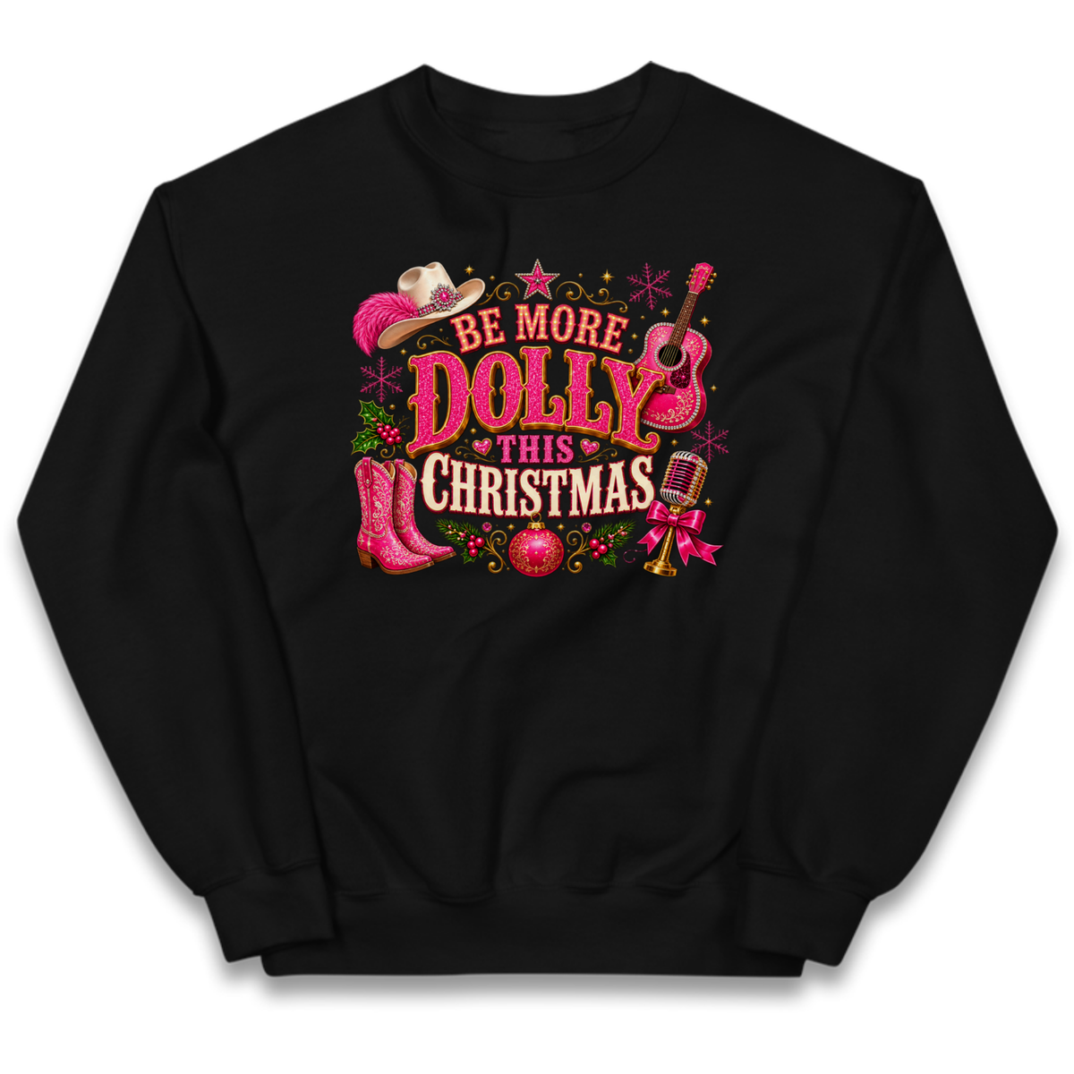 Dolly Parton Christmas Kids Jumper