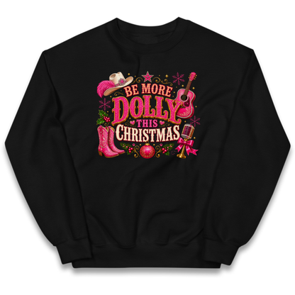 Dolly Parton Christmas Kids Jumper
