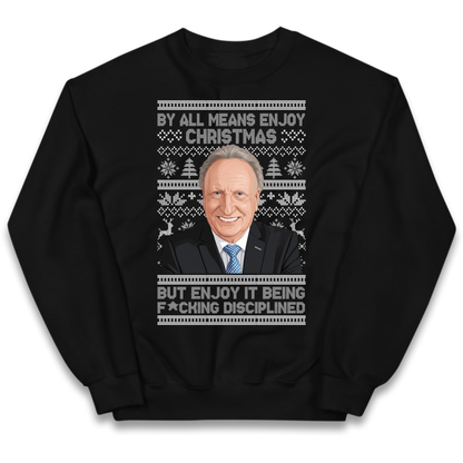 Neil Warnock Christmas Kids Jumper