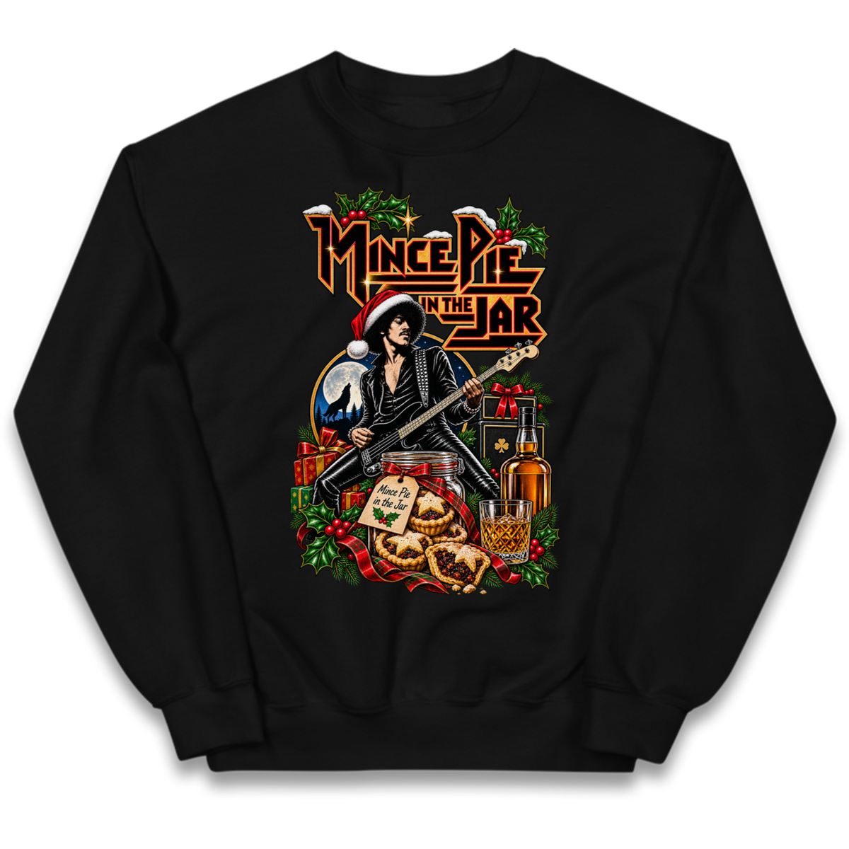 Thin Lizzy Christmas Kids Jumper