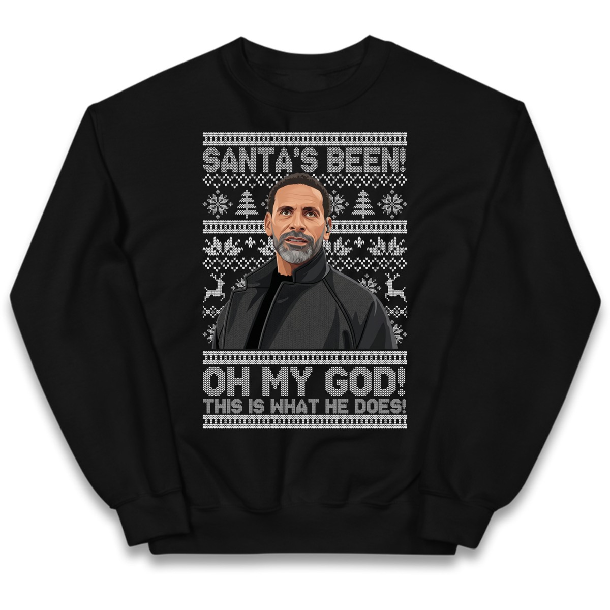 Steve Rio Ferdinand Christmas Kids Jumper