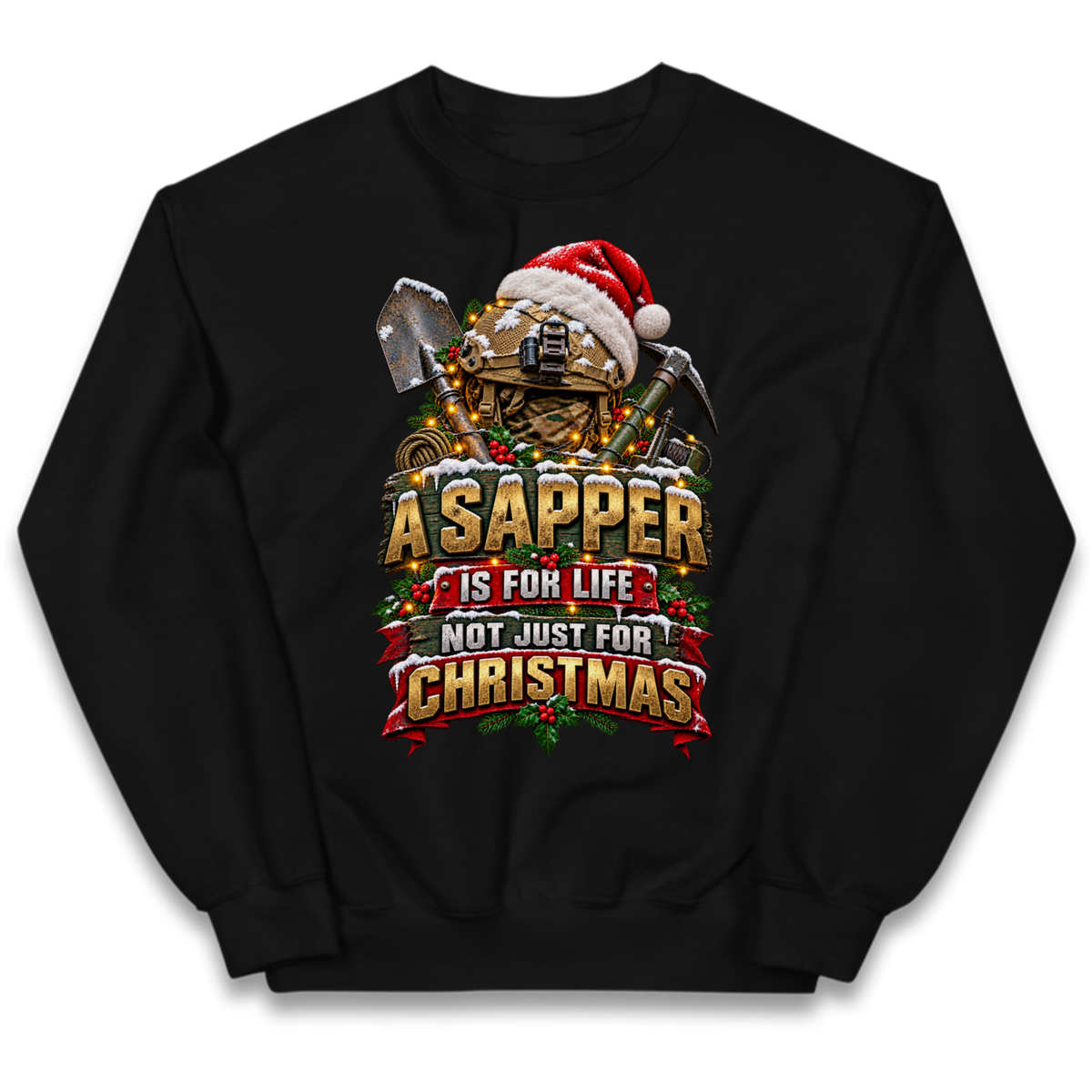 Royal Engineers Sappers Christmas Kids Jumper
