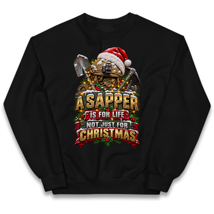 Royal Engineers Sappers Christmas Kids Jumper