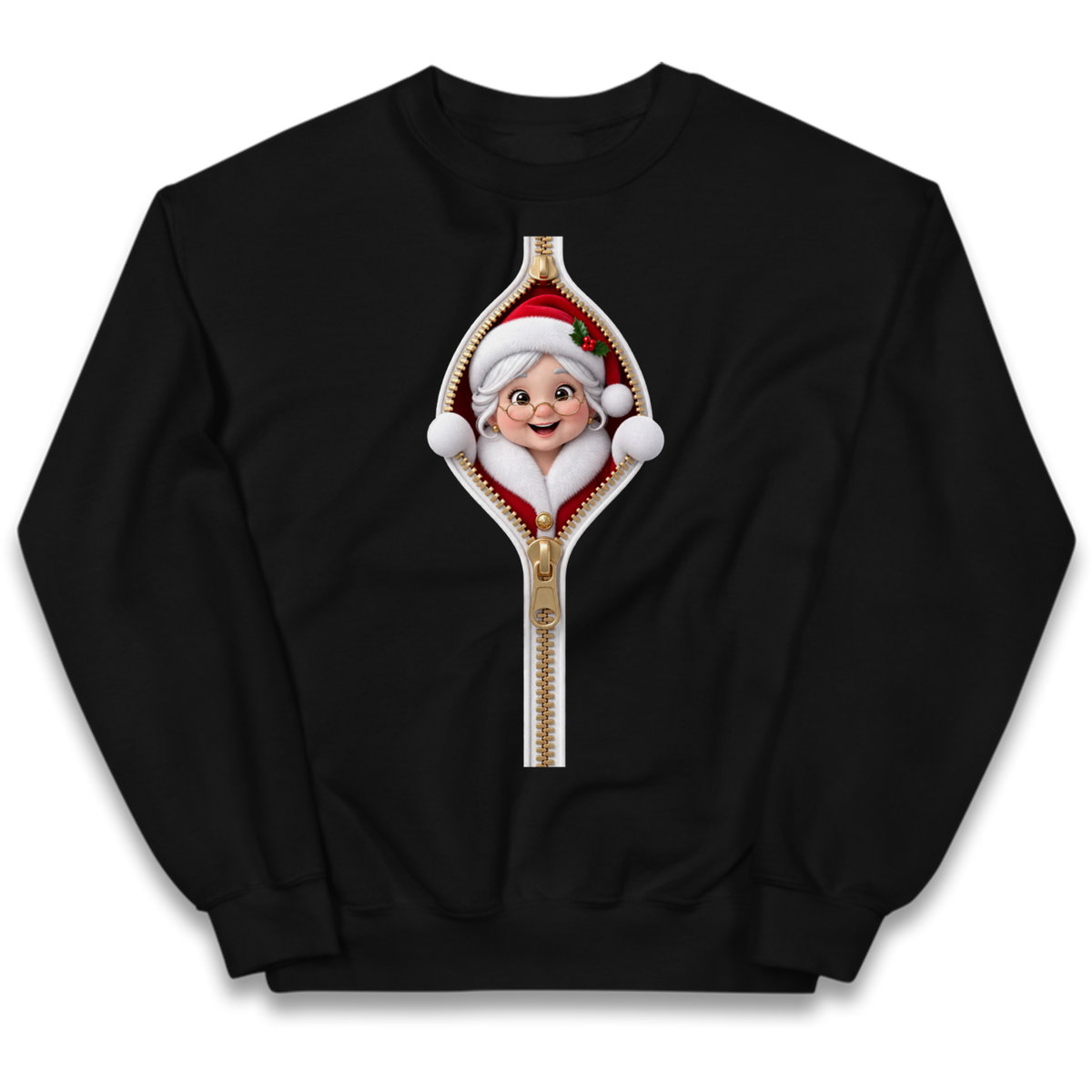 Mrs Claus Outfit Kids Jumper