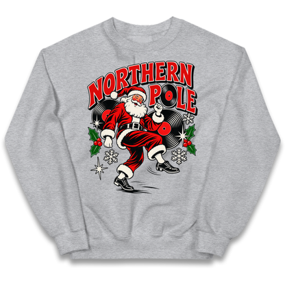 Northern Soul Christmas Kids Jumper