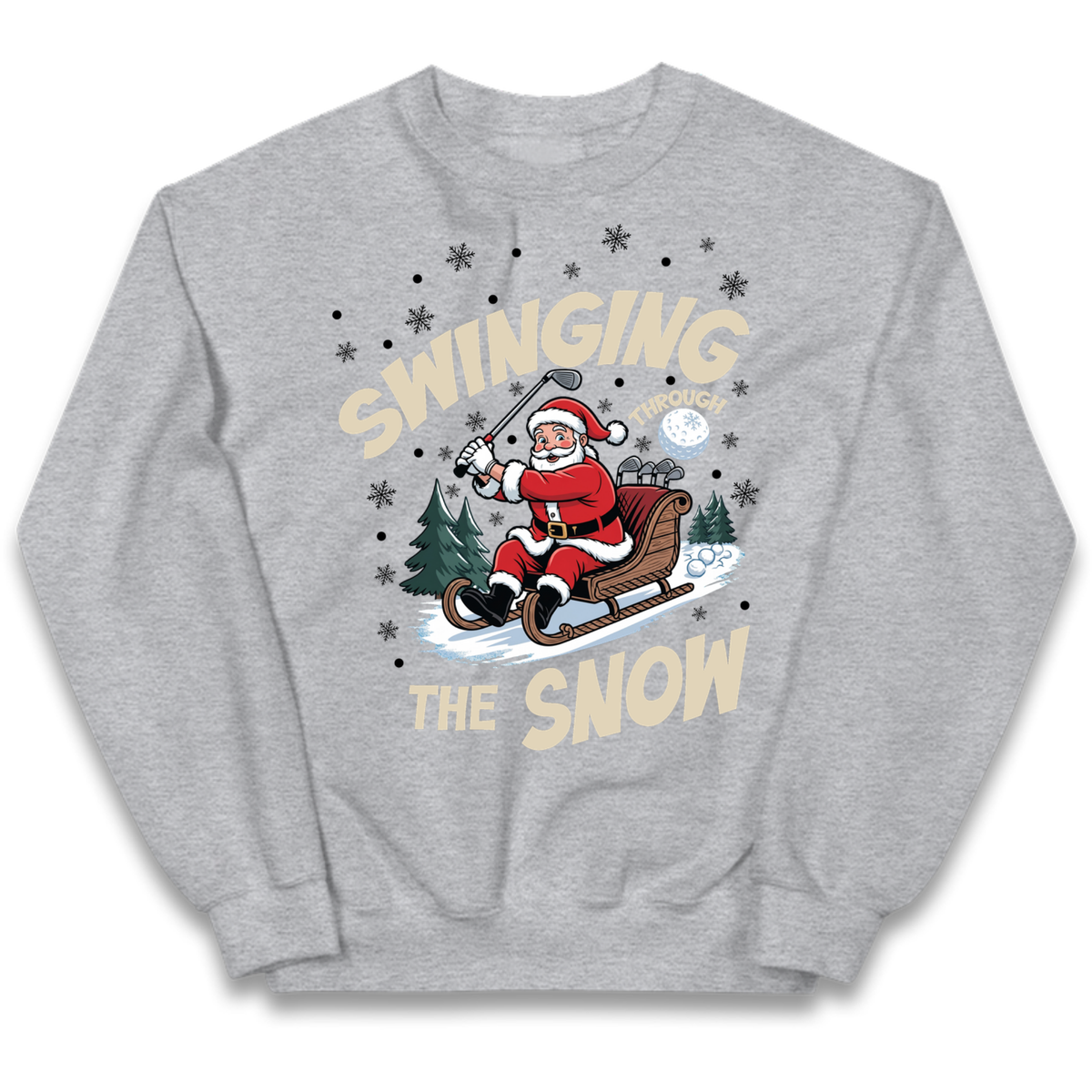 Christmas Golf Kids Jumper