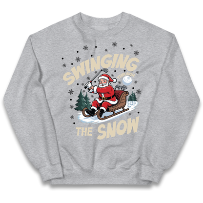 Christmas Golf Kids Jumper