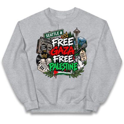 Macklemore Ed Sheeran Tour Palestine Kids Jumper