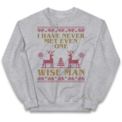 Retro Festive Graphic Kids Jumper
