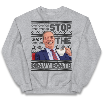 Satirical Festive Top Kids Jumper