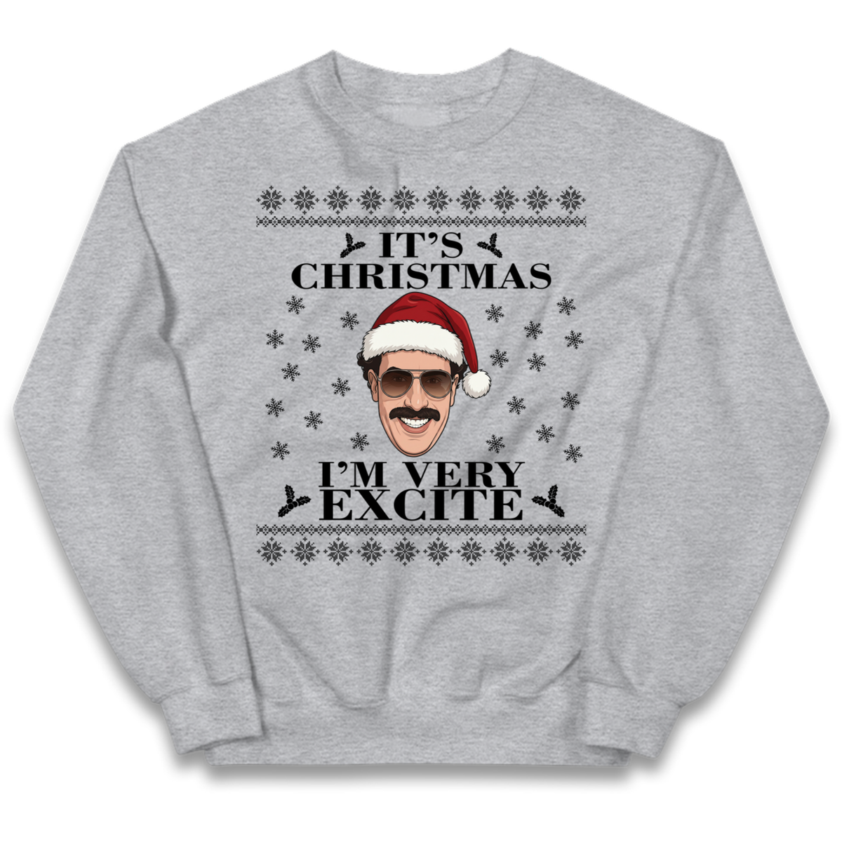 I Very Excite Christmas Kids Jumper