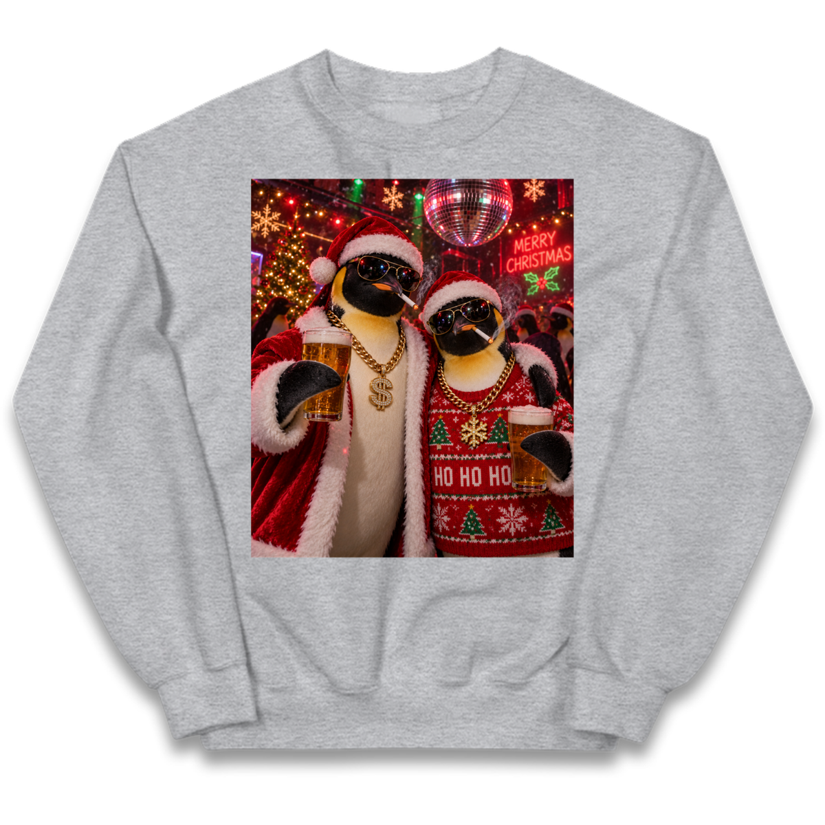 Penguin Christmas Kids Jumper