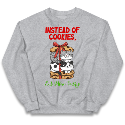 Cheeky Cat Slogan Kids Jumper