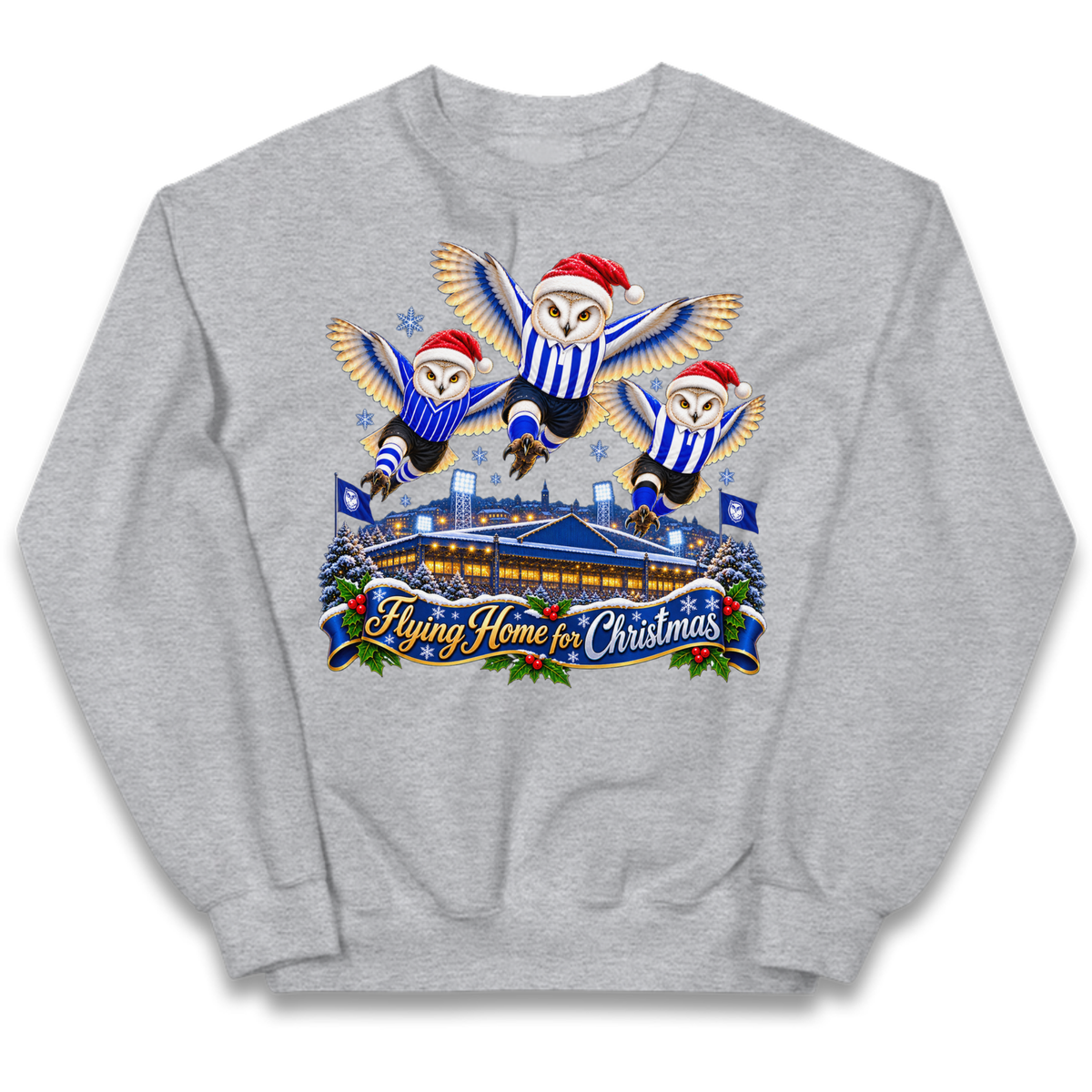 Sheff Wed Christmas Kids Jumper