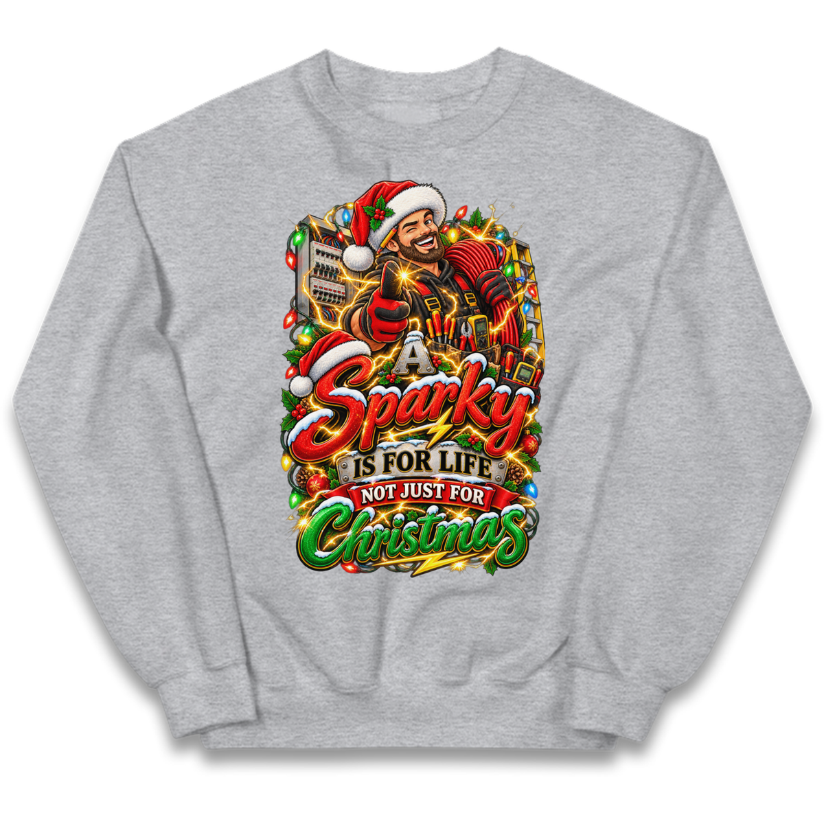Sparky Christmas Kids Jumper