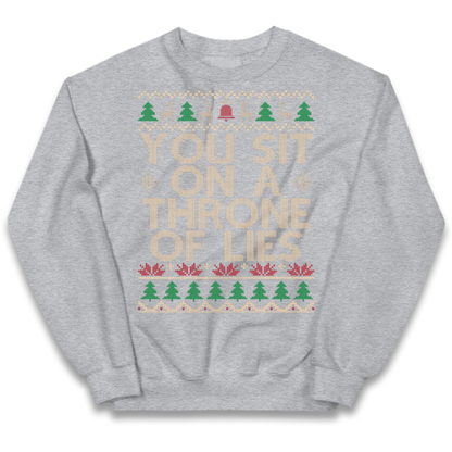 Throne Of Lies Christmas Kids Jumper