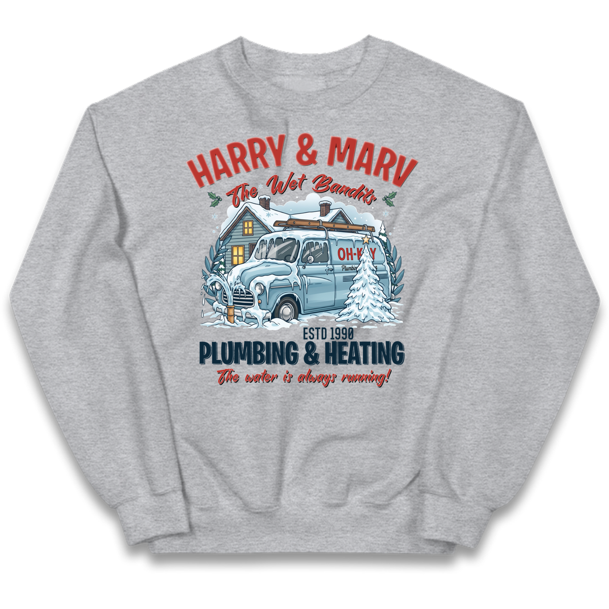 harry & marv home alone Kids Jumper