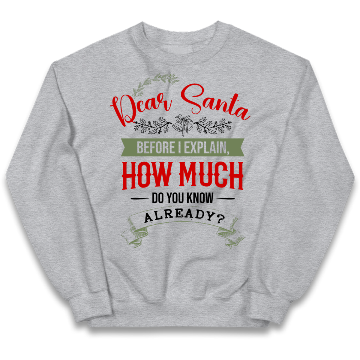 naughty christmas outfit Kids Jumper