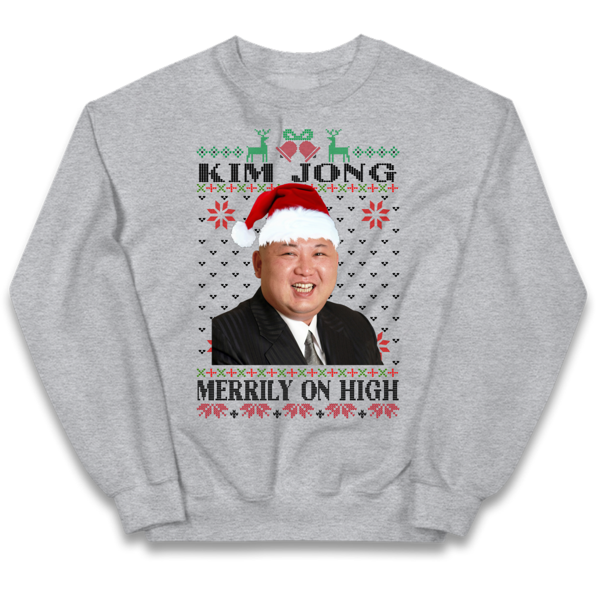 Kim Jong Christmas Kids Jumper