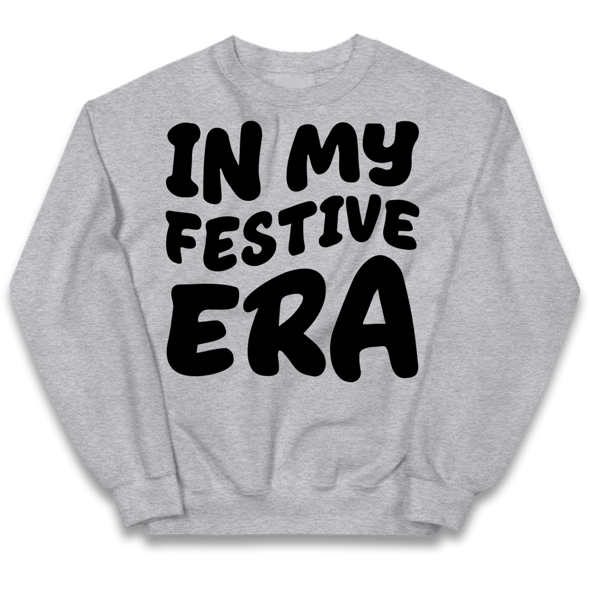 Modern Christmas Slogan Kids Jumper