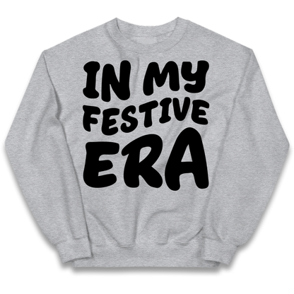 Modern Christmas Slogan Kids Jumper