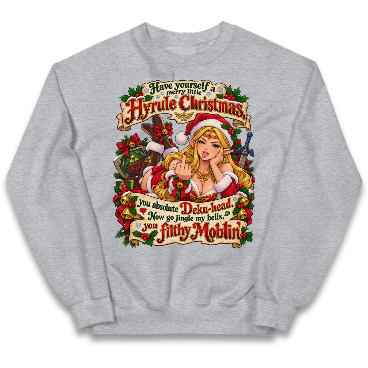 Zelda Christmas Kids Jumper