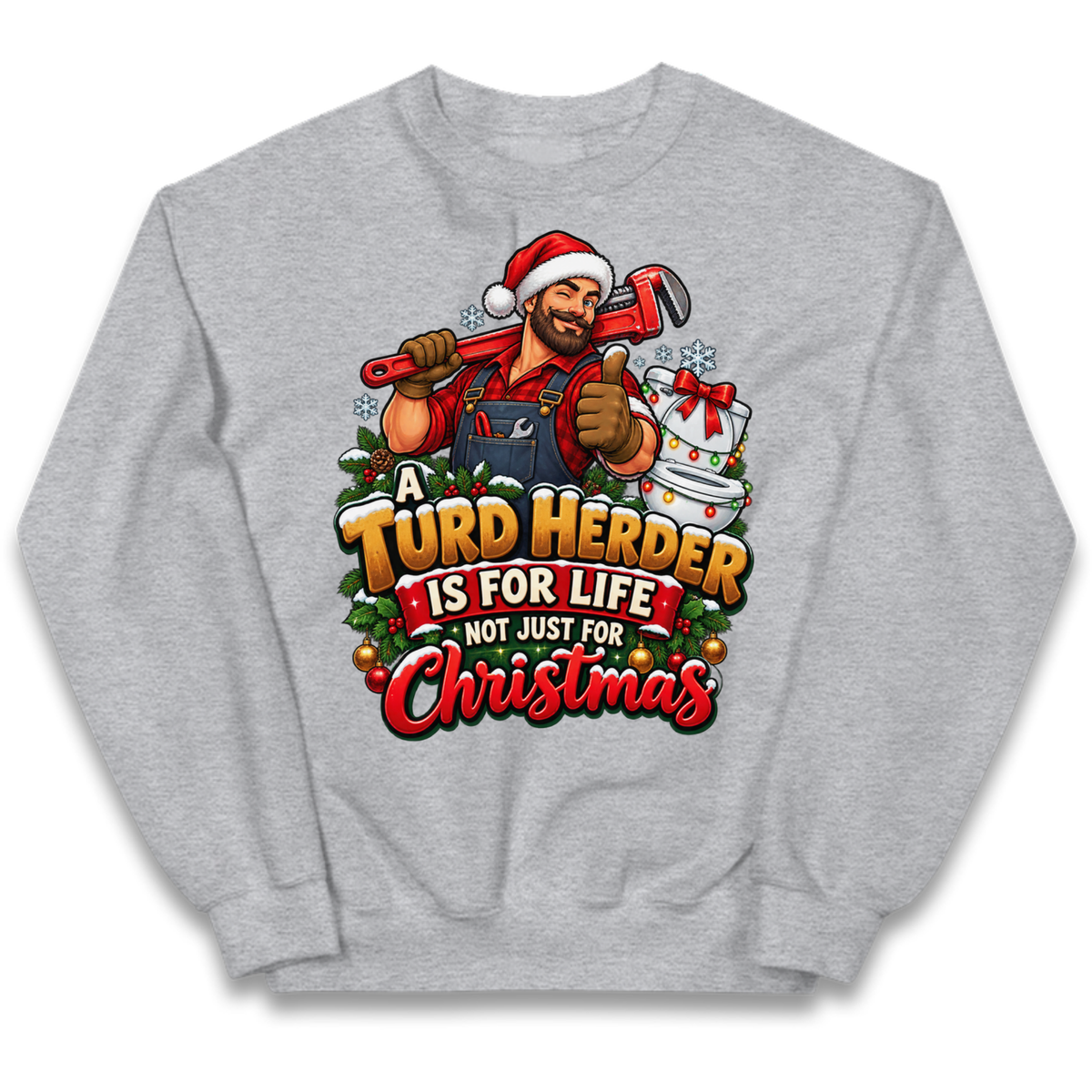 Plumbing Christmas Kids Jumper