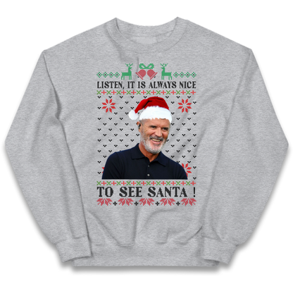 Roy Keane Christmas Kids Jumper