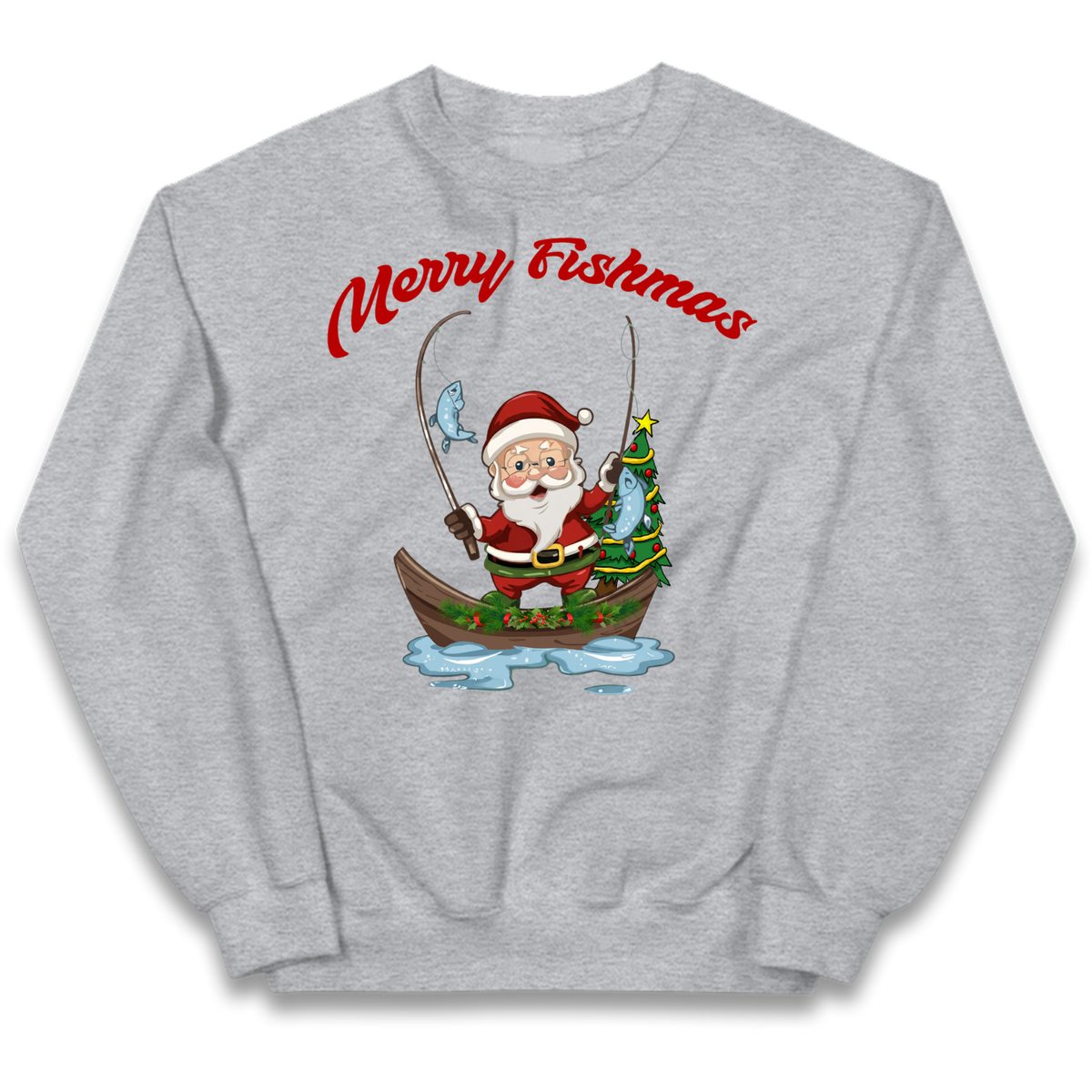 Merry Fishmas Kids Jumper