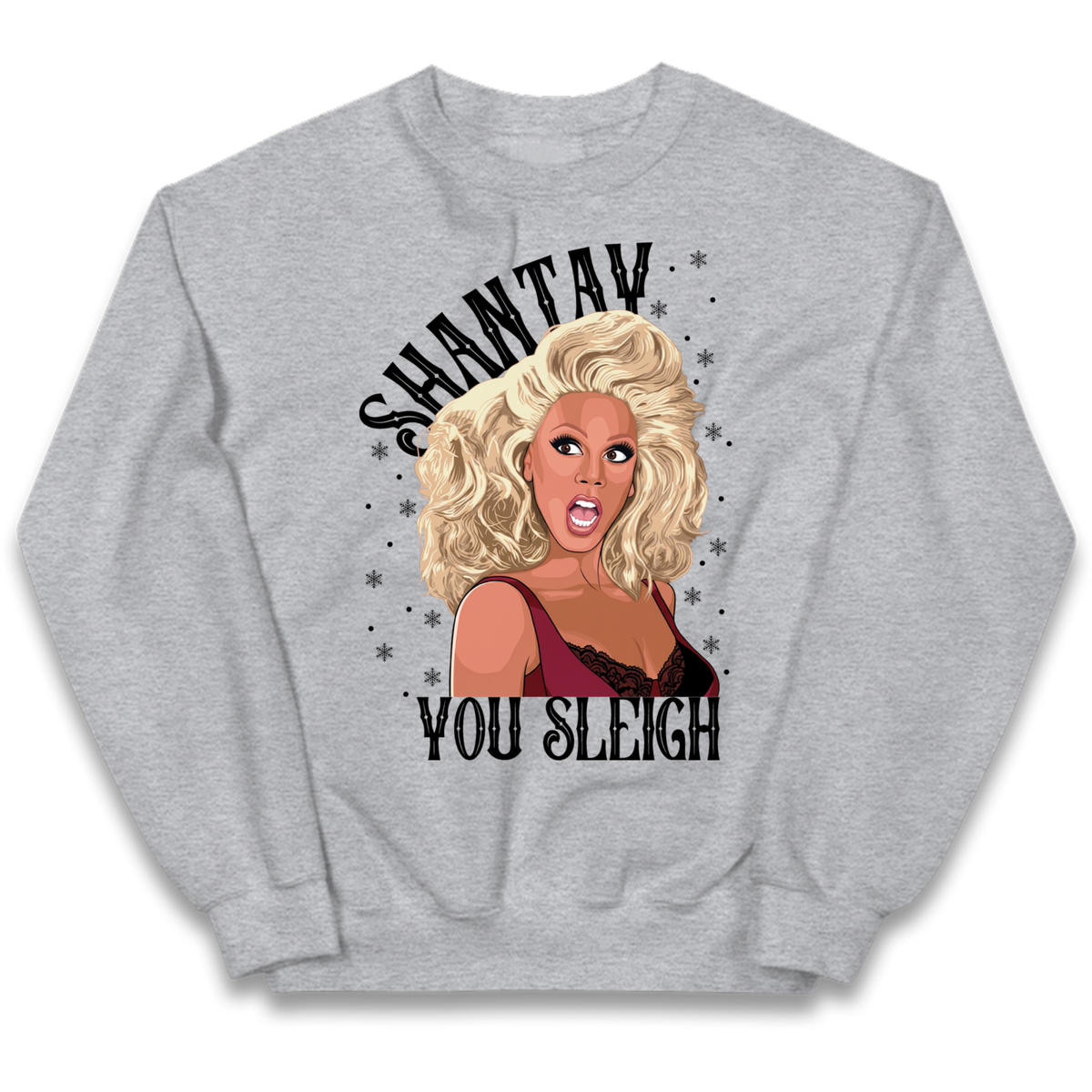 drag christmas clothing Kids Jumper