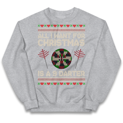 Festive Darts Outfit Kids Jumper
