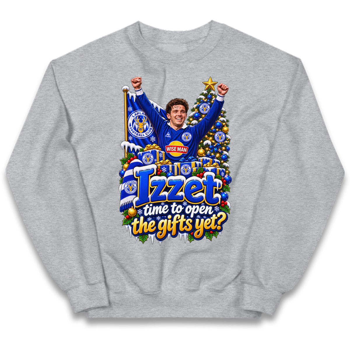 Leicester City Football Christmas Kids Jumper
