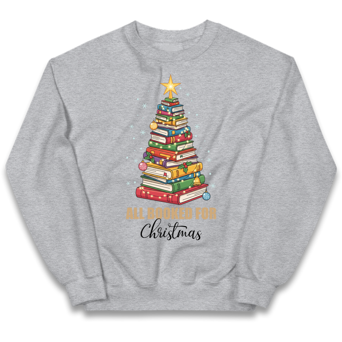 Book Tree Christmas Kids Jumper