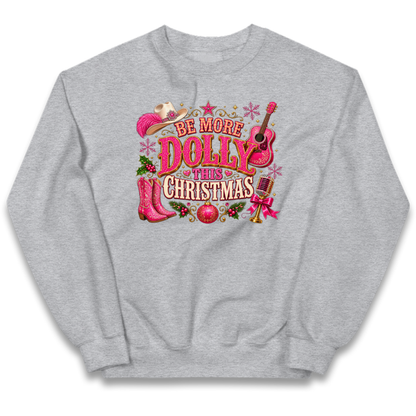 Dolly Parton Christmas Kids Jumper