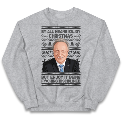 Neil Warnock Christmas Kids Jumper