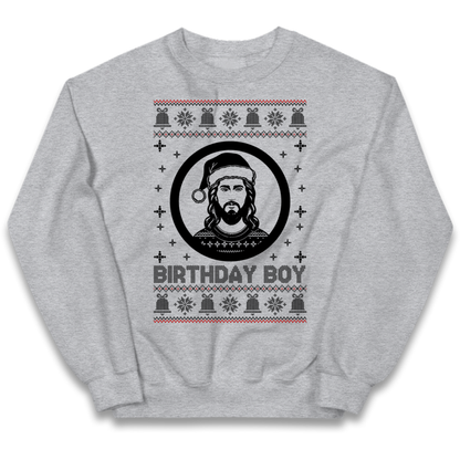 Jesus Birthday Christmas Kids Jumper