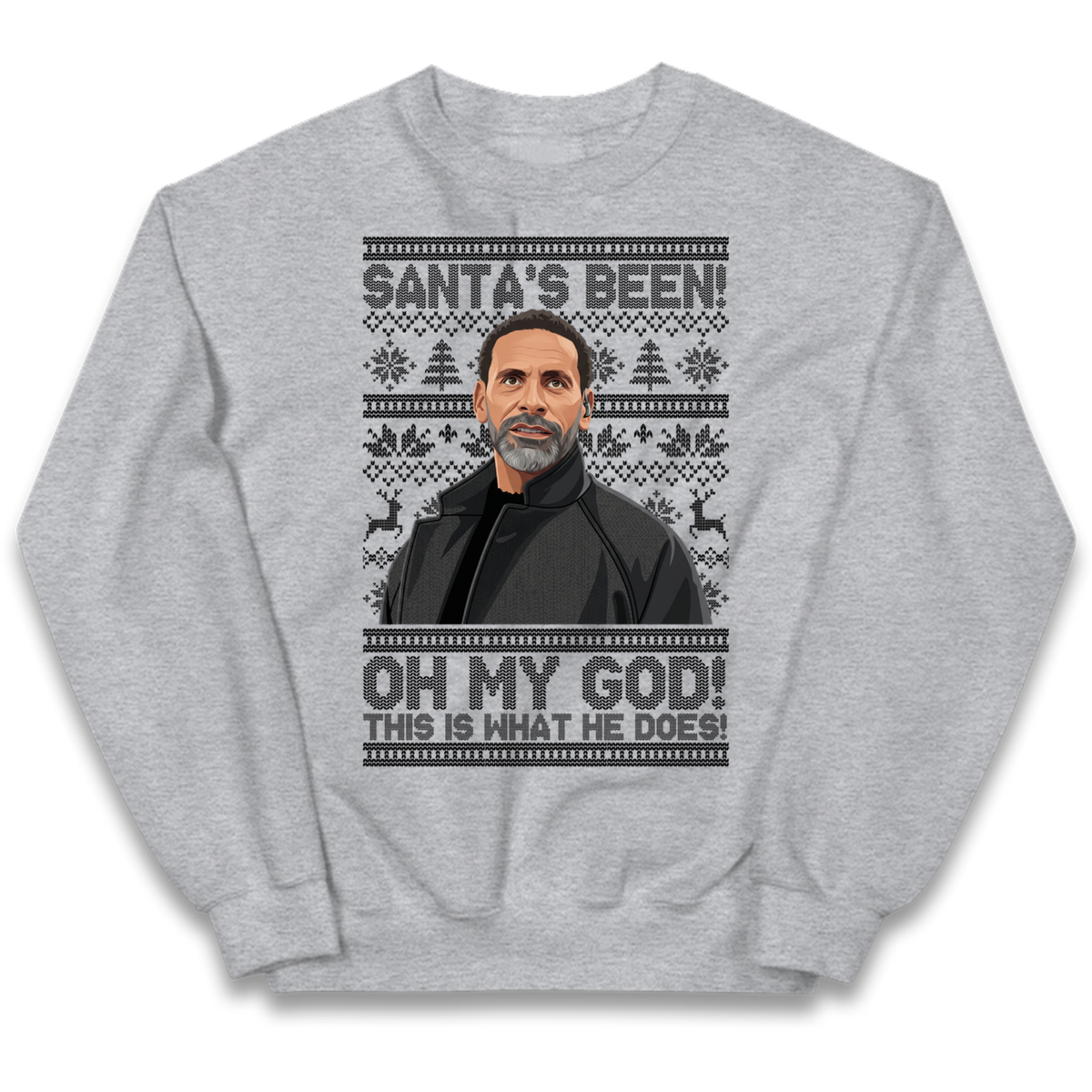 Steve Rio Ferdinand Christmas Kids Jumper