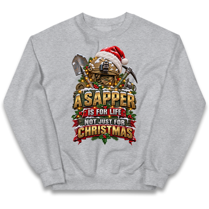 Royal Engineers Sappers Christmas Kids Jumper