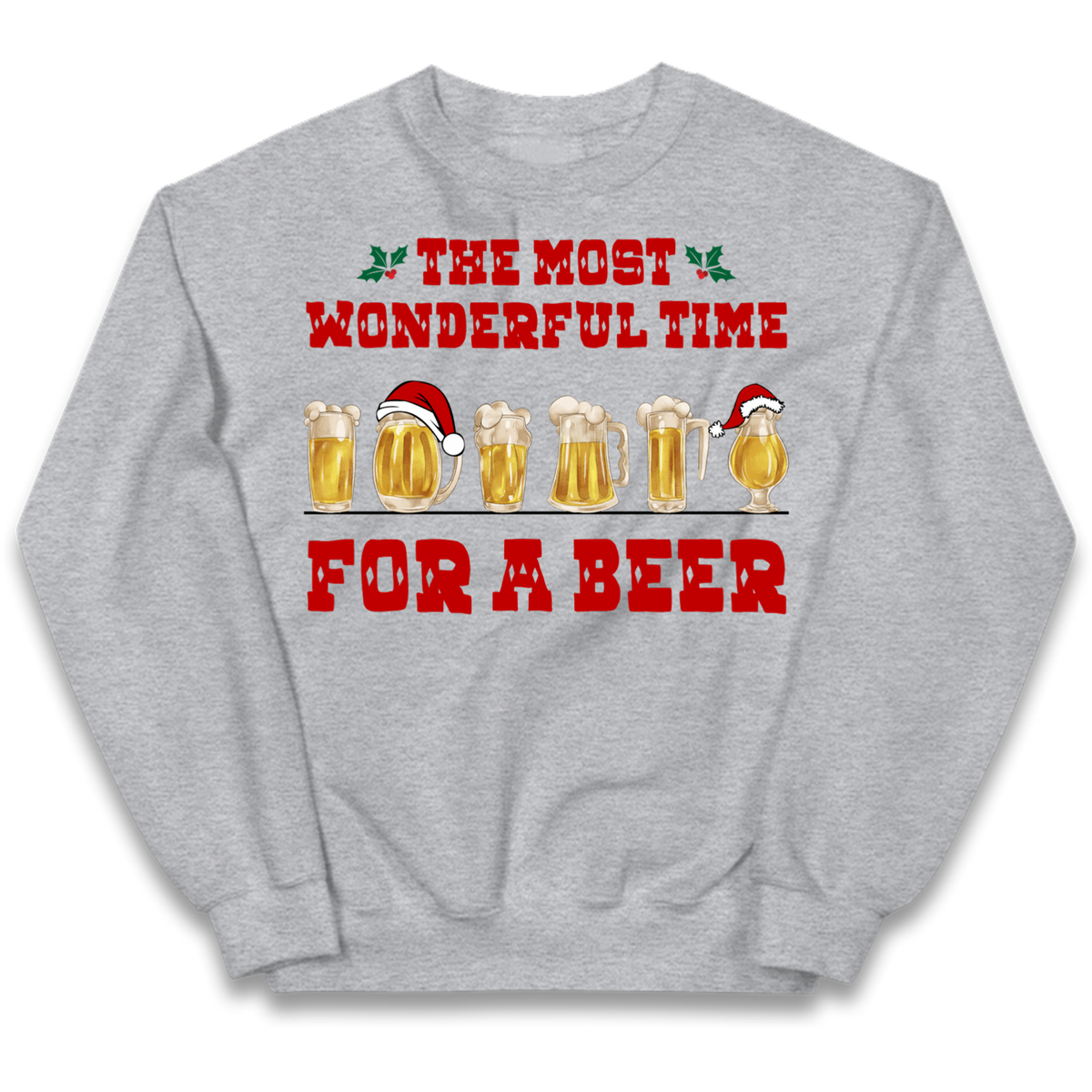 Festive Pint Graphic Kids Jumper