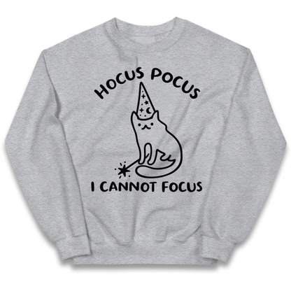 Hocus Pocus I Cannot Focus Kids Jumper