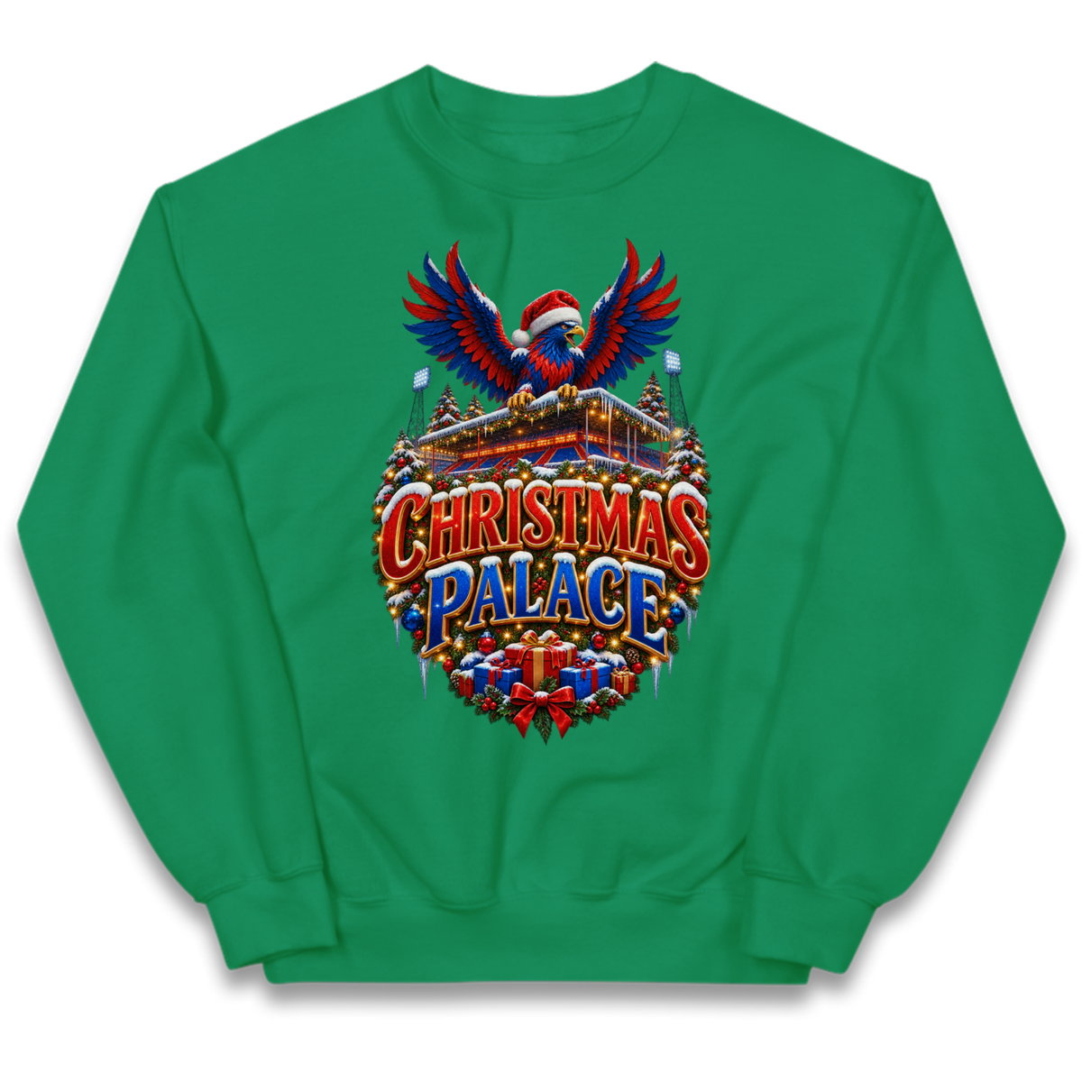 Crystal Palace Football Christmas Kids Jumper