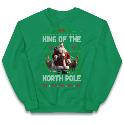 King Santa Christmas Kids Jumper