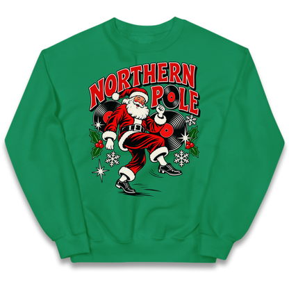 Northern Soul Christmas Kids Jumper