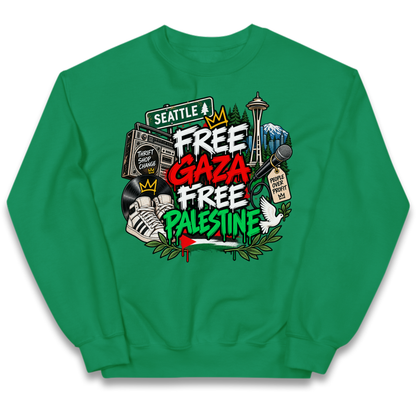 Macklemore Ed Sheeran Tour Palestine Kids Jumper