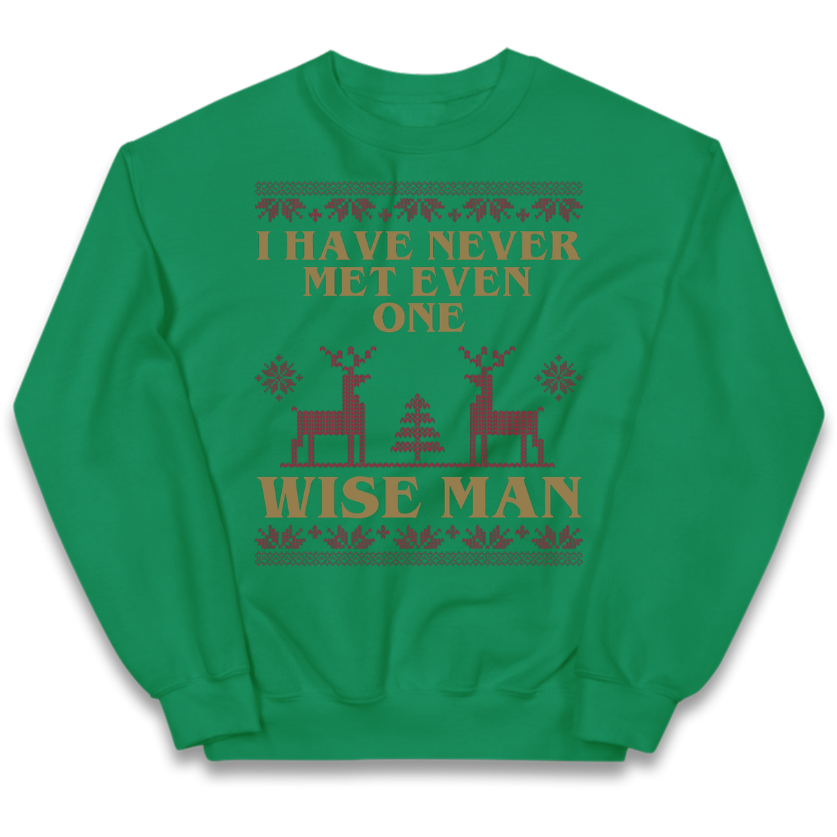 Retro Festive Graphic Kids Jumper
