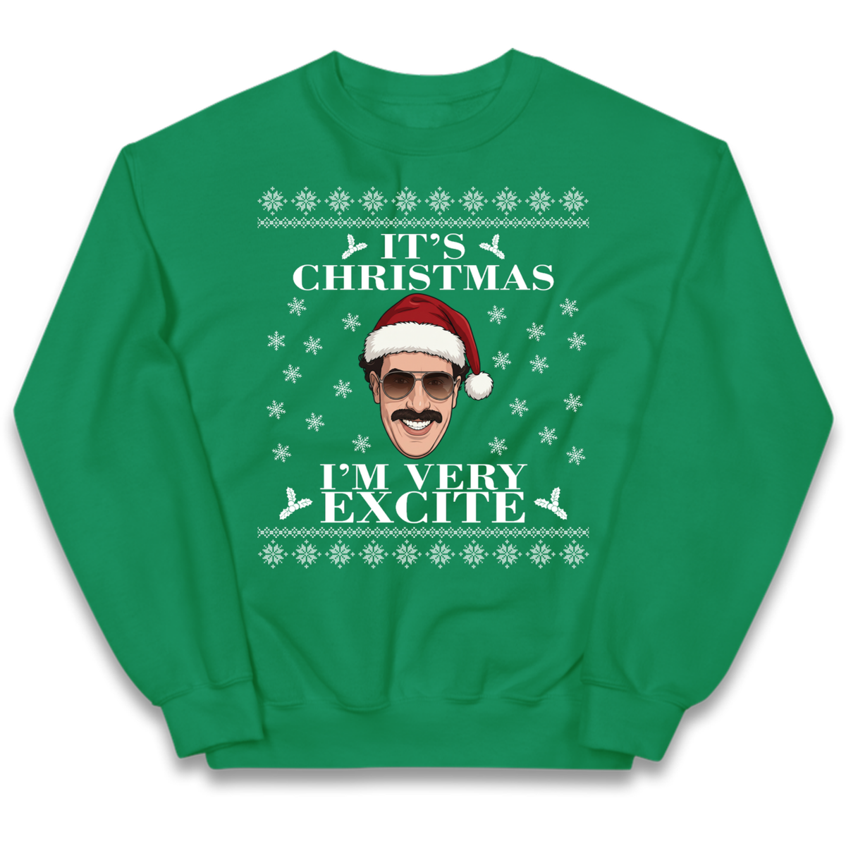 I Very Excite Christmas Kids Jumper