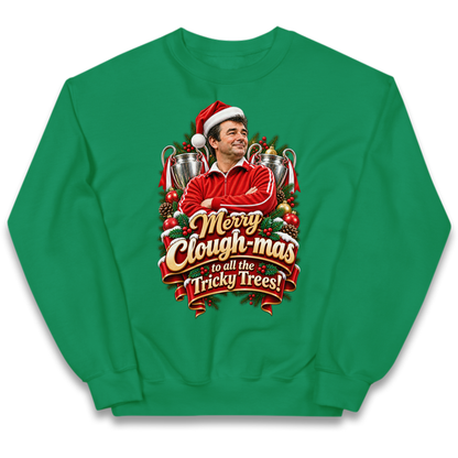 Nottm Forest Football Christmas Kids Jumper